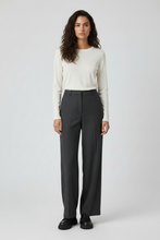 Load image into Gallery viewer, Free People Brown Stripes Wideleg Barrel Pants
