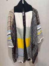 Load image into Gallery viewer, Viadellerose Multicolor Patchwork Textured Duster
