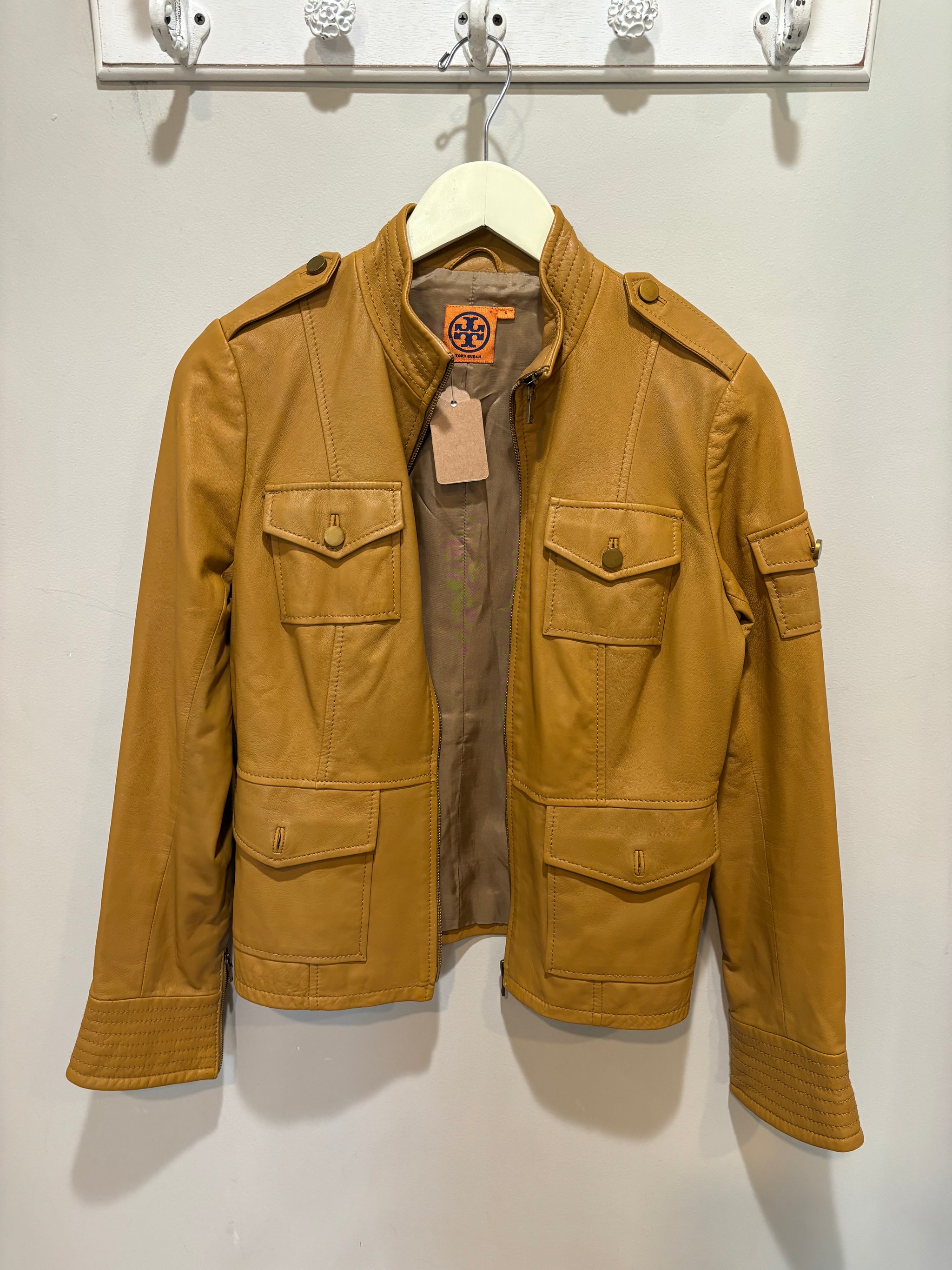 Outlet Tory Burch Soft Leather Jacket