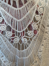 Load image into Gallery viewer, Vintage Cream Crochet Kaftan
