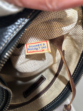 Load image into Gallery viewer, Vintage Dooney &amp; Bourke Black Pebbled Leather Bag
