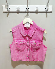 Load image into Gallery viewer, Avec Les Filles Pink Denim 2Piece Pants Set
