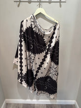 Load image into Gallery viewer, Anthropologie Tigne Indigo Pattern One Shoulder Dress
