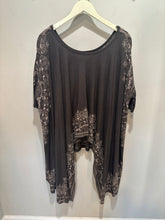 Load image into Gallery viewer, Free People Grey Hi Lo Pattern Tunic
