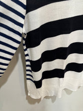 Load image into Gallery viewer, Jason Wu Knit Asymmetrical Striped Top
