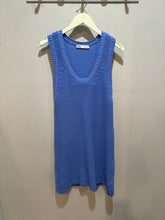 Load image into Gallery viewer, Zara Blue Knit Sleeveless Dress

