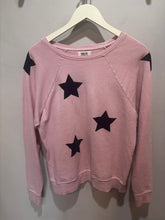 Load image into Gallery viewer, Anthro Back When Pink Stars Sweatshirt
