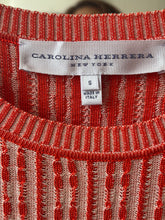 Load image into Gallery viewer, Carolina Herrera Orange Knit Top
