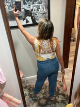 Load image into Gallery viewer, Free People Mustard Pattern Bodysuit
