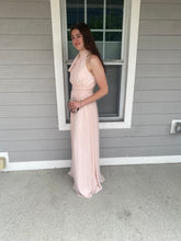Load image into Gallery viewer, Ieena by MacDuggal Blush Maxi Dress
