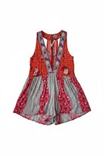 Load image into Gallery viewer, Free People Red Multipattern Babydoll Too
