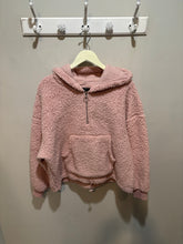 Load image into Gallery viewer, Pink Teddy Hoodie Pullover
