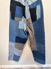 Load image into Gallery viewer, Blue Multi Wash Patch Denim Jeans
