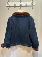 Load image into Gallery viewer, Vintage Marvin Richards Denim Mink Jacket.

