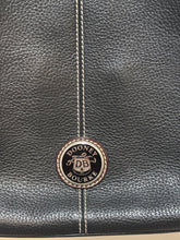 Load image into Gallery viewer, Vintage Dooney &amp; Bourke Black Pebbled Leather Bag
