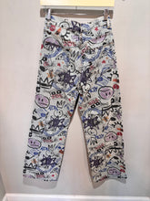 Load image into Gallery viewer, Multicolor Pattern High Waist Denim
