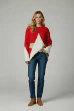Load image into Gallery viewer, *New* Red Star Pattern Asymmetrical Sweater
