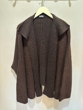 Load image into Gallery viewer, Carol Horn Brown Textured Cardigan
