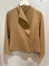 Load image into Gallery viewer, Eileen Fisher Tan Cashmere Wool Blend Jacket
