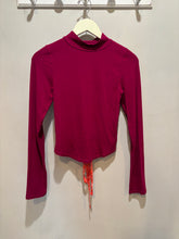 Load image into Gallery viewer, Free People Magenta Open Back Top
