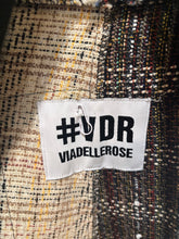 Load image into Gallery viewer, Viadellerose Multicolor Patchwork Textured Duster
