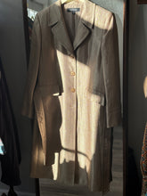 Load image into Gallery viewer, Vintage Kasper Gold Trench Coat
