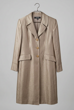 Load image into Gallery viewer, Vintage Kasper Gold Trench Coat
