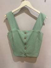 Load image into Gallery viewer, Free People Mint Green Cropped Top
