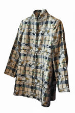 Load image into Gallery viewer, Zara Tan Floral Check Blazer
