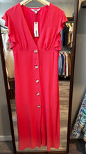 Load image into Gallery viewer, BB Dakota Coral Buttondown Maxi Dress
