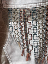 Load image into Gallery viewer, Anthro Pilcro Tan Mixed Patterns Pants
