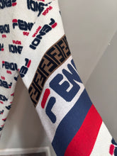 Load image into Gallery viewer, Fendi x Fila White Knit Logo Dress
