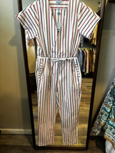 Load image into Gallery viewer, Les Canadiers White Stripes Jumpsuit
