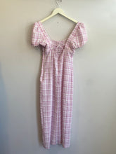 Load image into Gallery viewer, Zara Pink Gingham Puff Sleeves Dress
