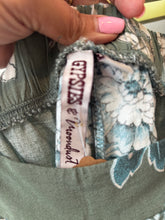 Load image into Gallery viewer, Vintage Gypsies &amp; Wanderlust Green Floral Culottes
