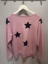 Load image into Gallery viewer, Anthro Back When Pink Stars Sweatshirt
