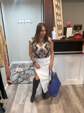 Load image into Gallery viewer, Free People Tan Pattern Knit Cropped Vest
