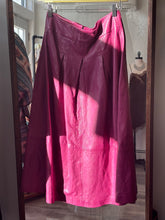 Load image into Gallery viewer, Vintage Mauve Leather Skirt
