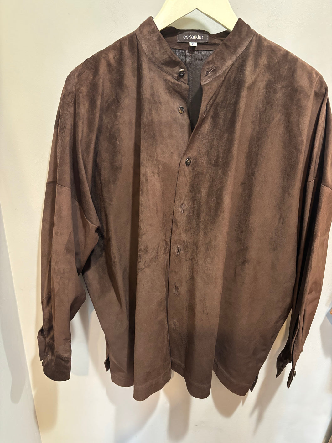 Eskandar Brown Suede Shacket