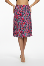 Load image into Gallery viewer, Maeve Pink Floral Midi Skirt
