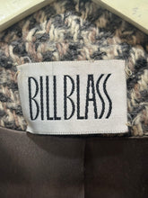 Load image into Gallery viewer, Vintage Bill Blass Grey Herringbone Coat

