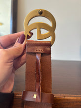 Load image into Gallery viewer, Gucci Marmont Brown Wide Leather Belt
