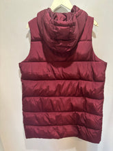 Load image into Gallery viewer, Burgundy Long Quilted Jacket

