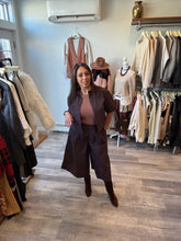 Load image into Gallery viewer, Uniqlo Brown 2Piece Culottes Set
