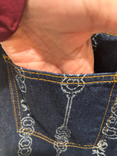 Load image into Gallery viewer, Tory Burch Blue Pattern Jeans
