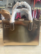 Load image into Gallery viewer, Michael Kors Metallic Gold Satchel

