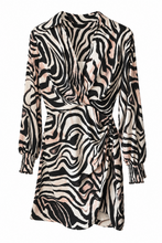 Load image into Gallery viewer, Anthropologie Black Zebra Pattern Dress
