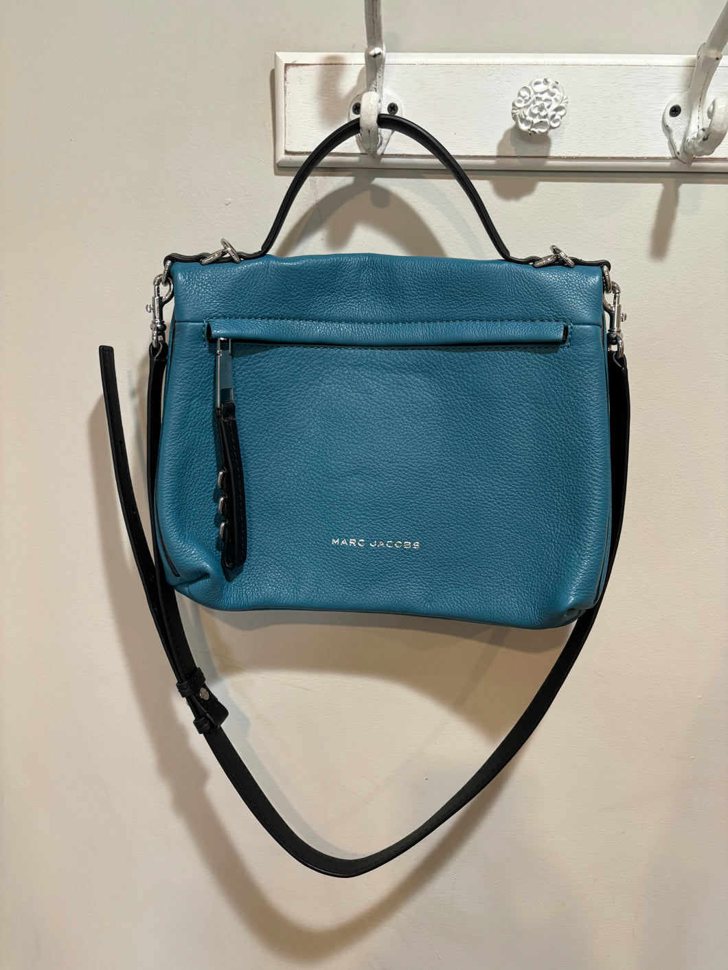 Marc Jacobs Teal Pebbled Leather Bag