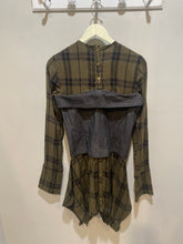 Load image into Gallery viewer, Nicholas K Green Plaid Corset Dress
