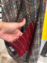 Load image into Gallery viewer, Viadellerose Multicolor Patchwork Textured Duster
